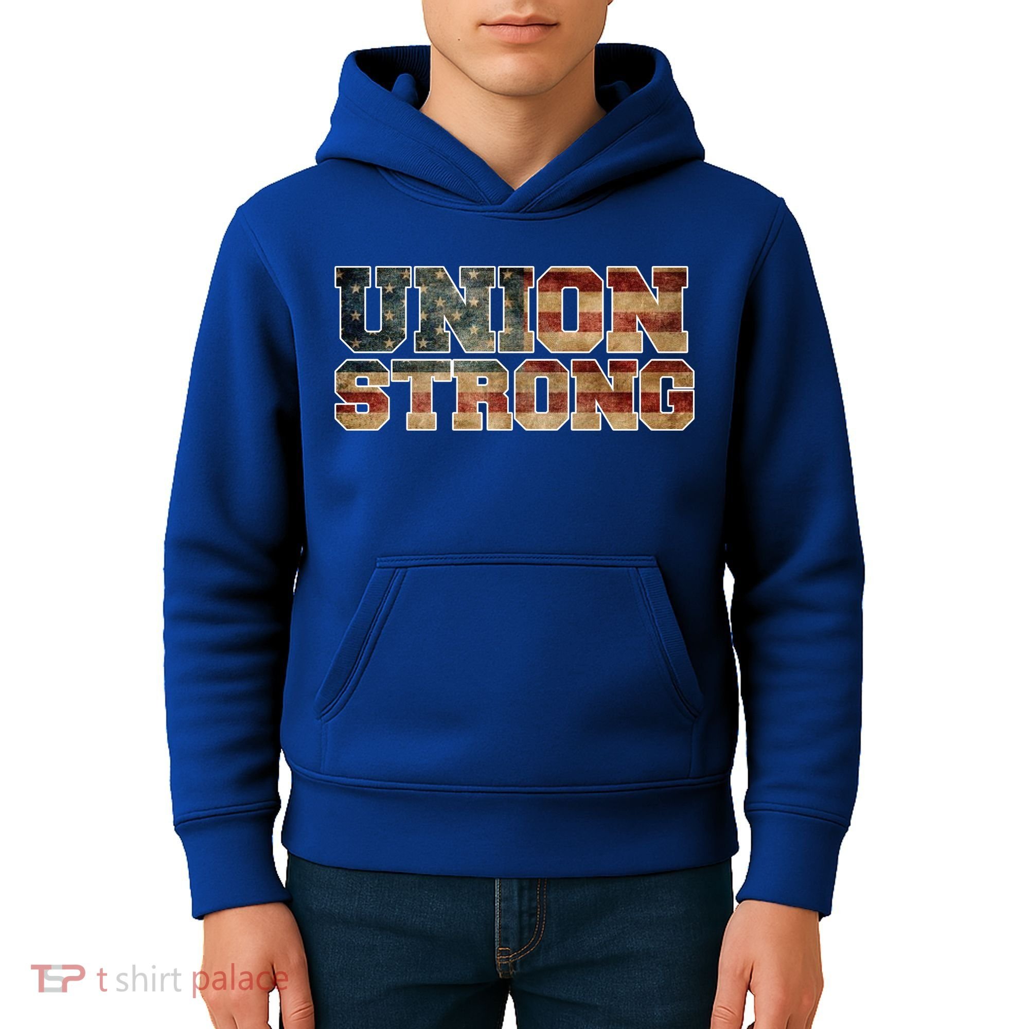 Union Strong And Solidarity Gift Kids Hoodie