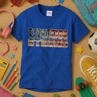 Union Strong And Solidarity Gift Kids T-Shirt thumb 3