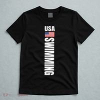 Usa Swimming American Flag Swim Sport Team T-Shirt thumb 5