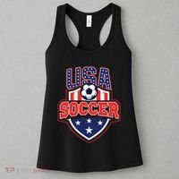 USA Soccer - American Flag Football Player Women's Tank Top thumb 3