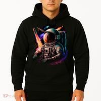 United States Astronaut With Rockets Hoodie thumb 2