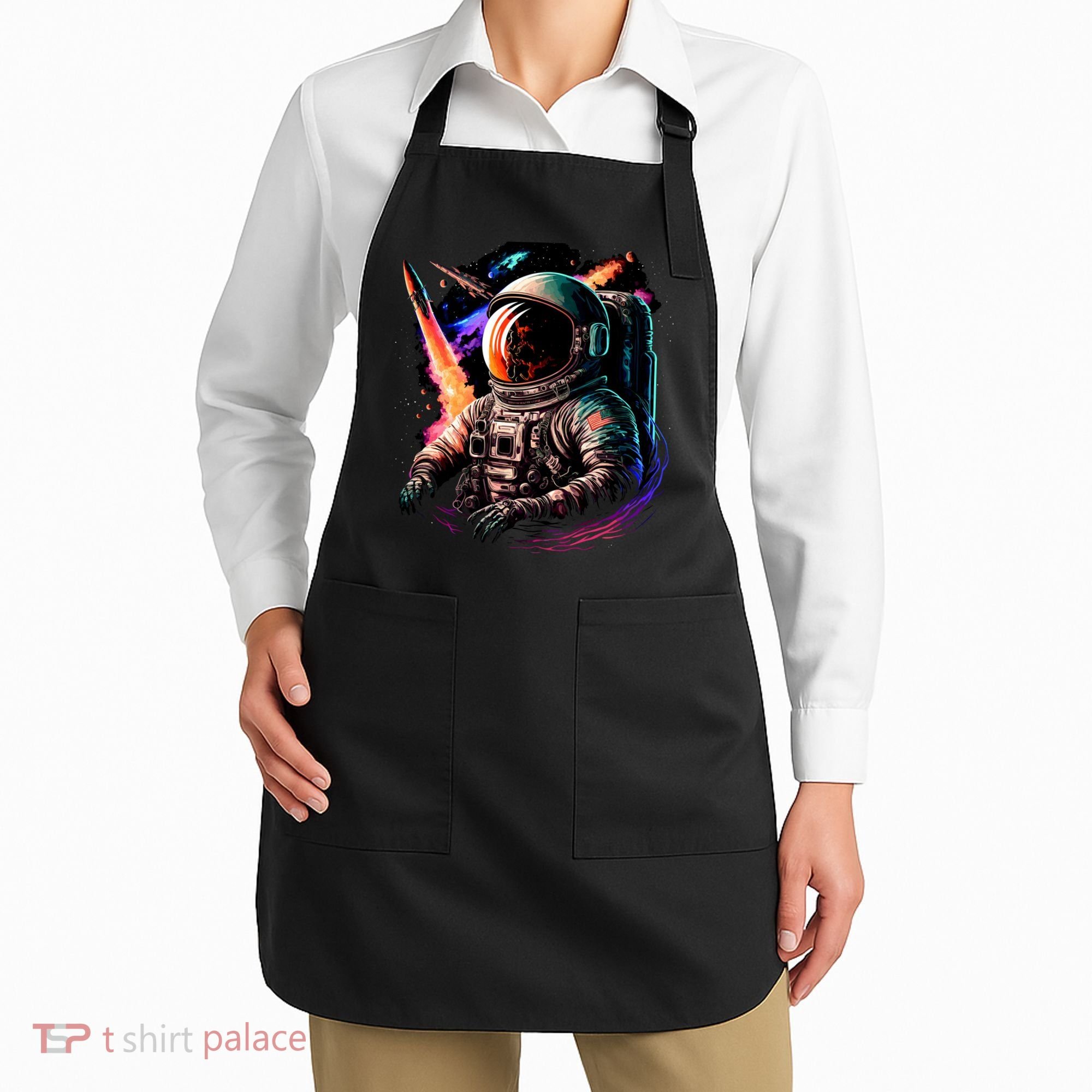 United States Astronaut With Rockets Apron