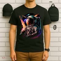 United States Astronaut With Rockets T-Shirt thumb 6