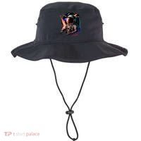 United States Astronaut With Rockets Bucket Hat thumb 0
