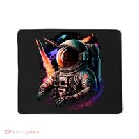 United States Astronaut With Rockets Mousepad thumb 0