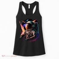 United States Astronaut With Rockets Women's Tank Top thumb 0