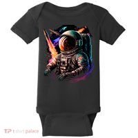United States Astronaut With Rockets Baby Bodysuit thumb 0