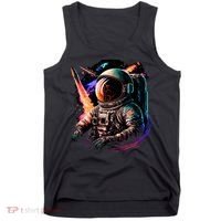 United States Astronaut With Rockets Tank Top thumb 0