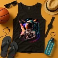 United States Astronaut With Rockets Tank Top thumb 4
