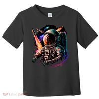 United States Astronaut With Rockets Toddler T-Shirt thumb 0