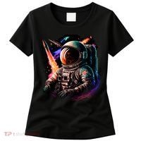 United States Astronaut With Rockets Women's T-Shirt thumb 0