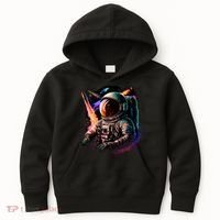 United States Astronaut With Rockets Kids Hoodie thumb 0