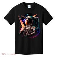 United States Astronaut With Rockets Kids T-Shirt thumb 0