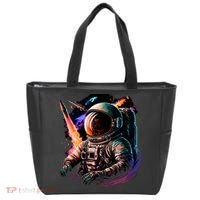 United States Astronaut With Rockets Tote Bag thumb 0