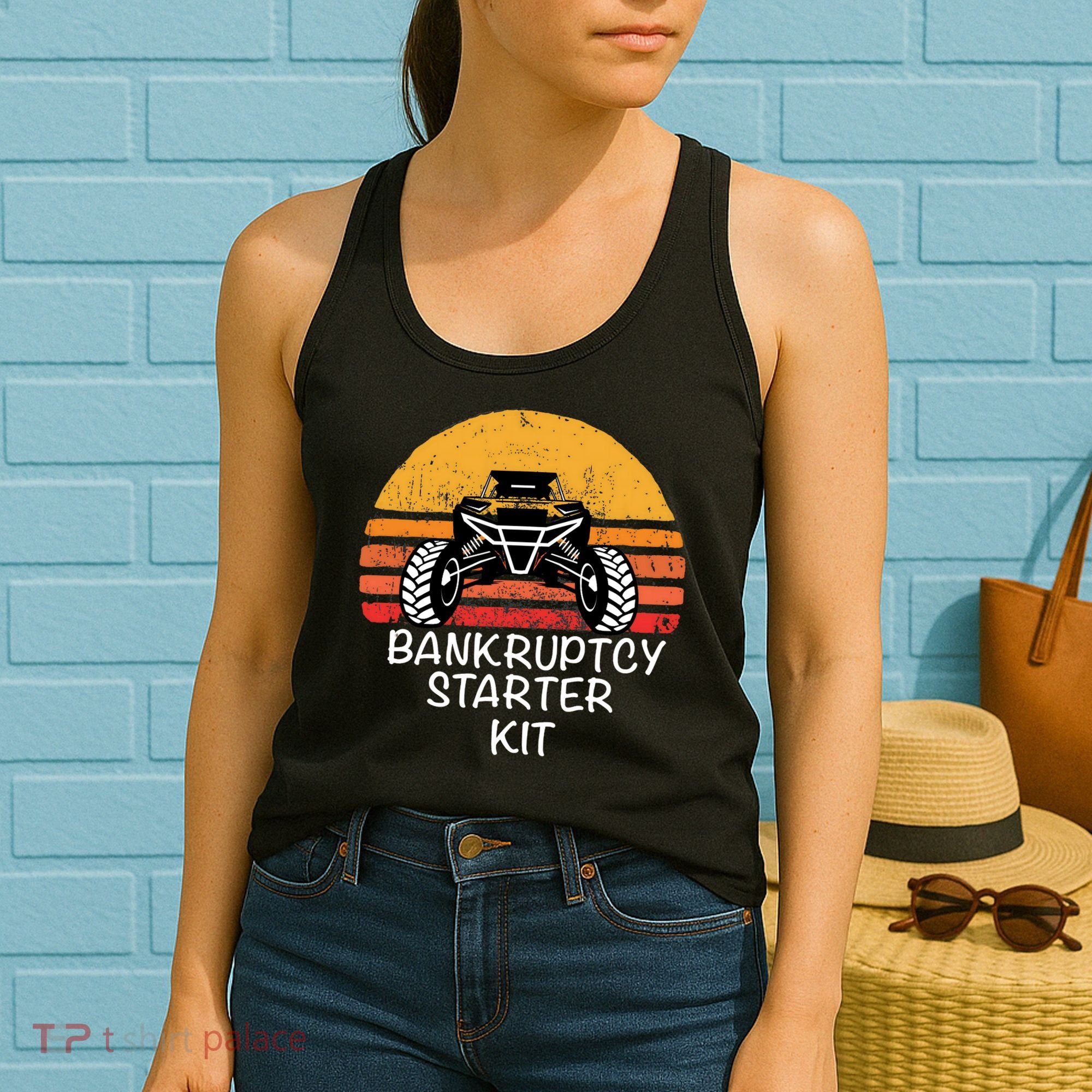 UTV SXS ATV FUNNY SIDE BY SIDE BK STARTER KIT Women's Tank Top
