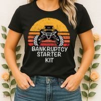 UTV SXS ATV FUNNY SIDE BY SIDE BK STARTER KIT Women's T-Shirt thumb 2
