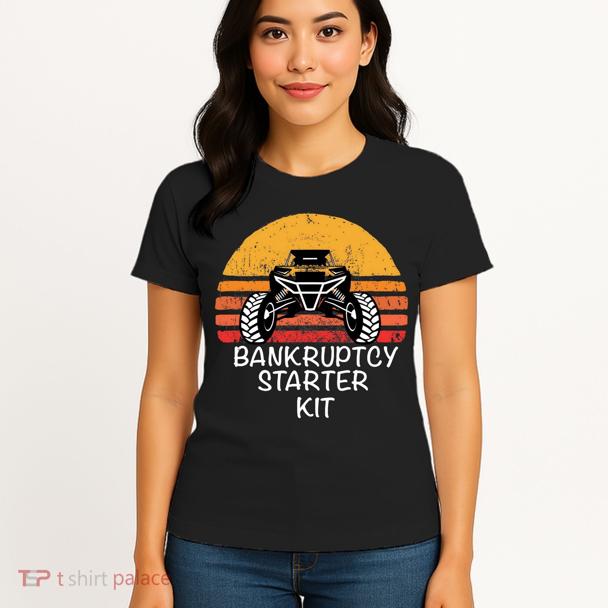 UTV SXS ATV FUNNY SIDE BY SIDE BK STARTER KIT Women's T-Shirt