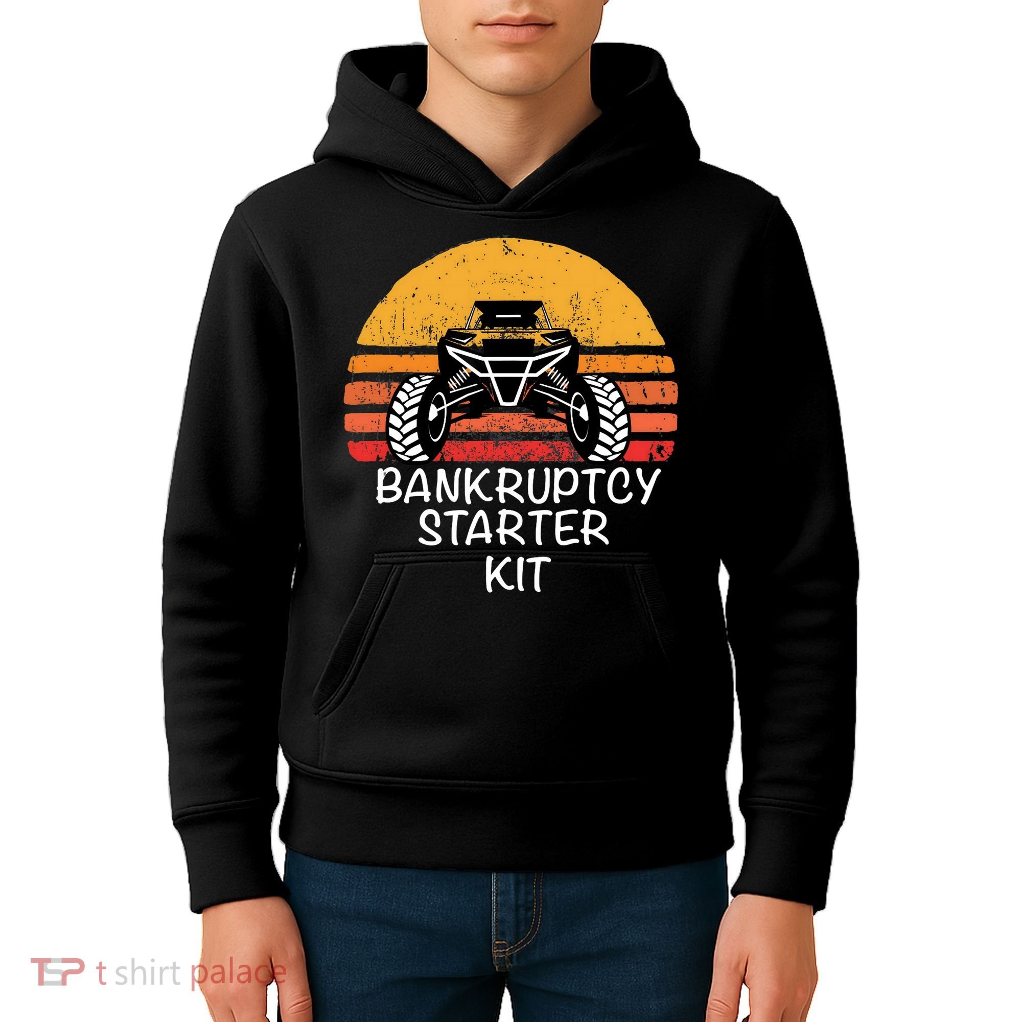 UTV SXS ATV FUNNY SIDE BY SIDE BK STARTER KIT Kids Hoodie
