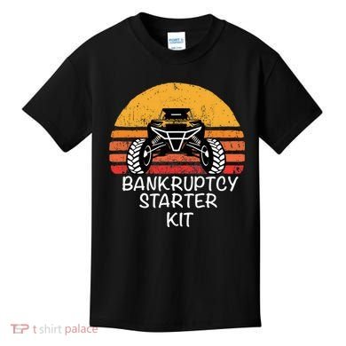 UTV SXS ATV FUNNY SIDE BY SIDE BK STARTER KIT Kids T-Shirt