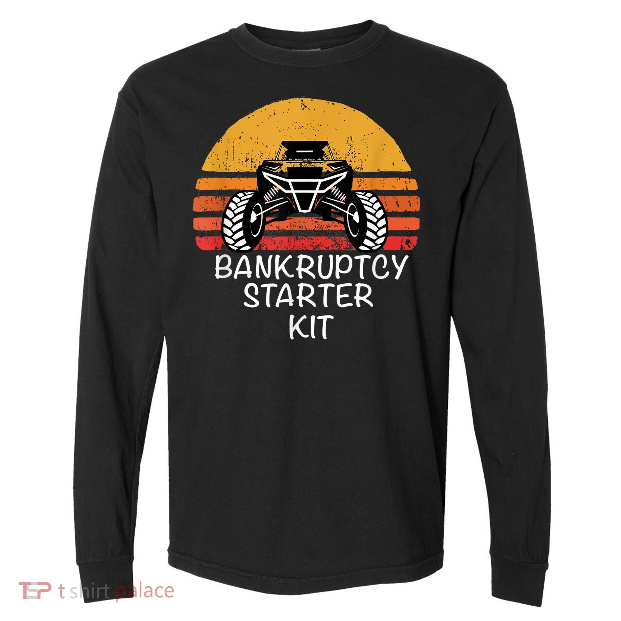 UTV SXS ATV FUNNY SIDE BY SIDE BK STARTER KIT Comfort Colors Heavyweight Long Sleeve T-Shirt
