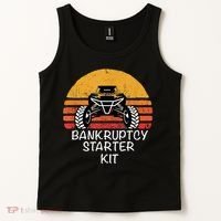 UTV SXS ATV FUNNY SIDE BY SIDE BK STARTER KIT Tank Top thumb 2