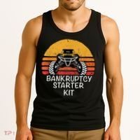 UTV SXS ATV FUNNY SIDE BY SIDE BK STARTER KIT Tank Top thumb 3