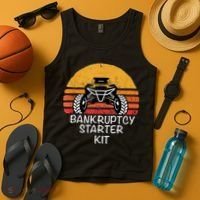 UTV SXS ATV FUNNY SIDE BY SIDE BK STARTER KIT Tank Top thumb 4