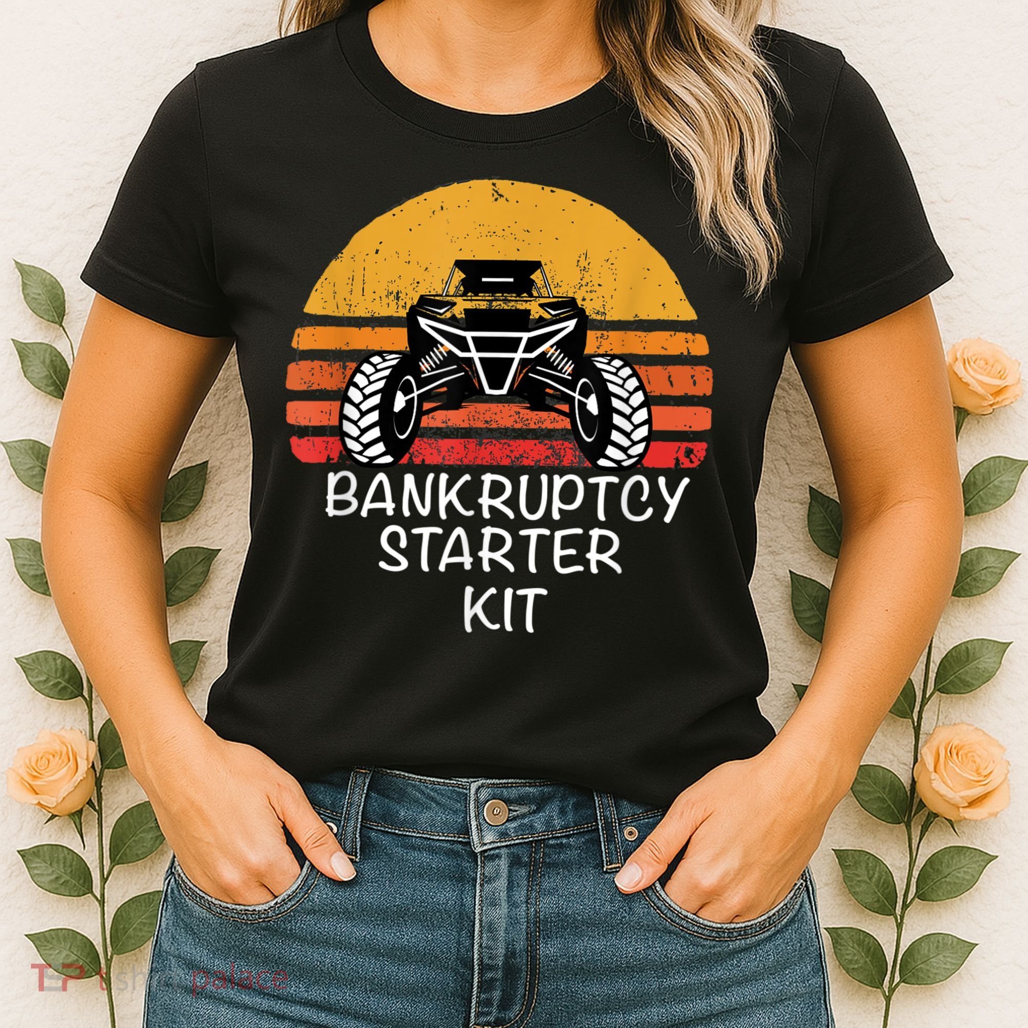 UTV SXS ATV FUNNY SIDE BY SIDE BK STARTER KIT Women's T-Shirt