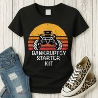 UTV SXS ATV FUNNY SIDE BY SIDE BK STARTER KIT Women's T-Shirt thumb 3