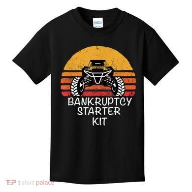 UTV SXS ATV FUNNY SIDE BY SIDE BK STARTER KIT Kids T-Shirt