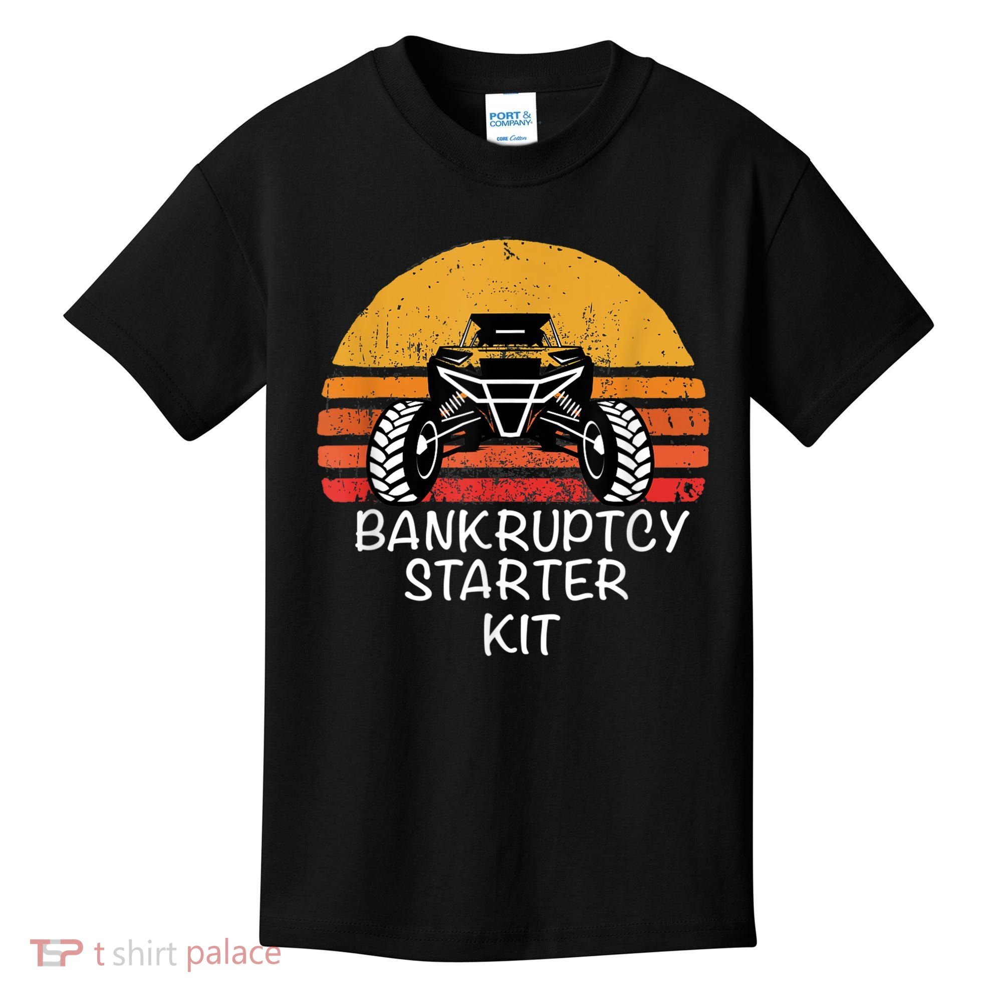UTV SXS ATV FUNNY SIDE BY SIDE BK STARTER KIT Kids T-Shirt