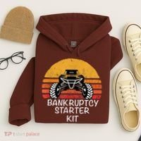 UTV SXS ATV FUNNY SIDE BY SIDE BK STARTER KIT Hoodie thumb 4