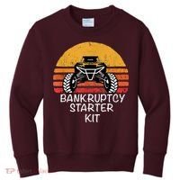 UTV SXS ATV FUNNY SIDE BY SIDE BK STARTER KIT Kids Sweatshirt thumb 0