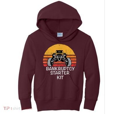UTV SXS ATV FUNNY SIDE BY SIDE BK STARTER KIT Kids Hoodie