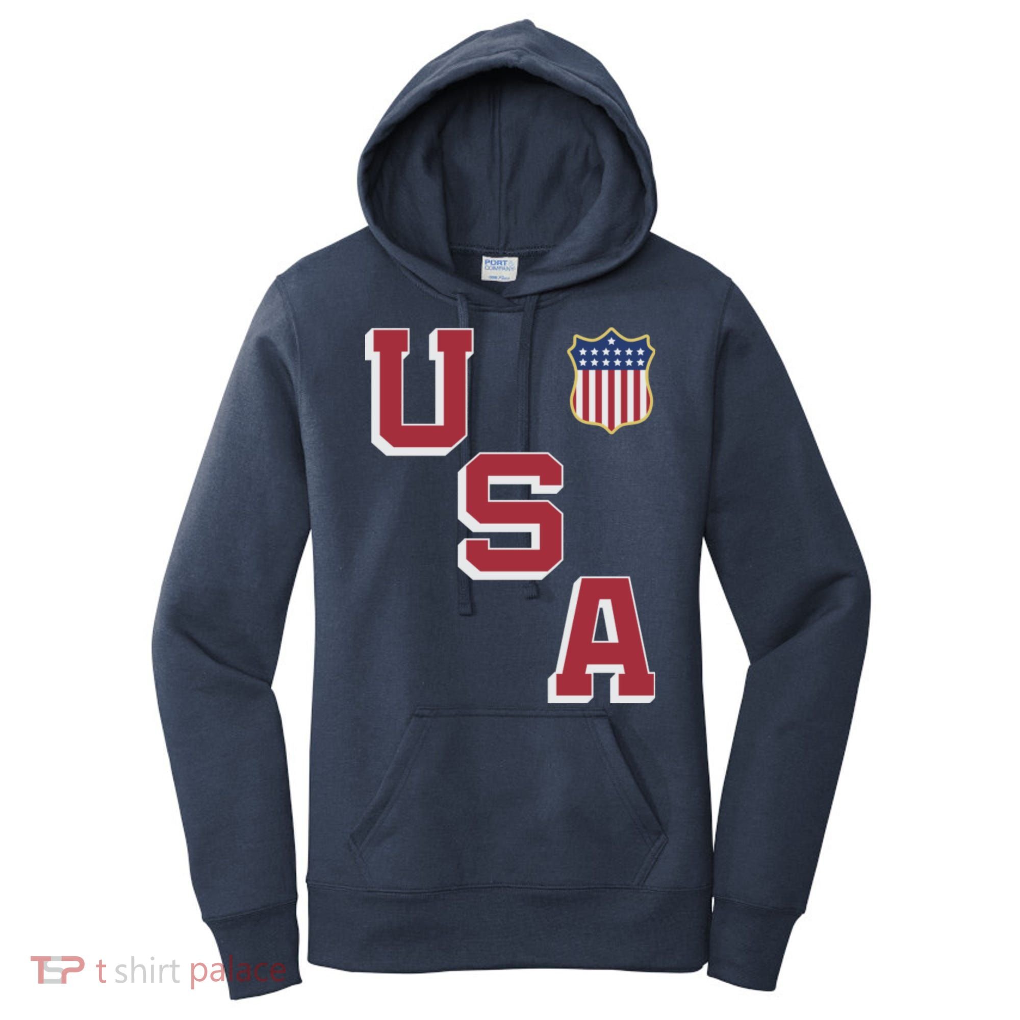 USA Soccer American Team Jersey Women's Hoodie