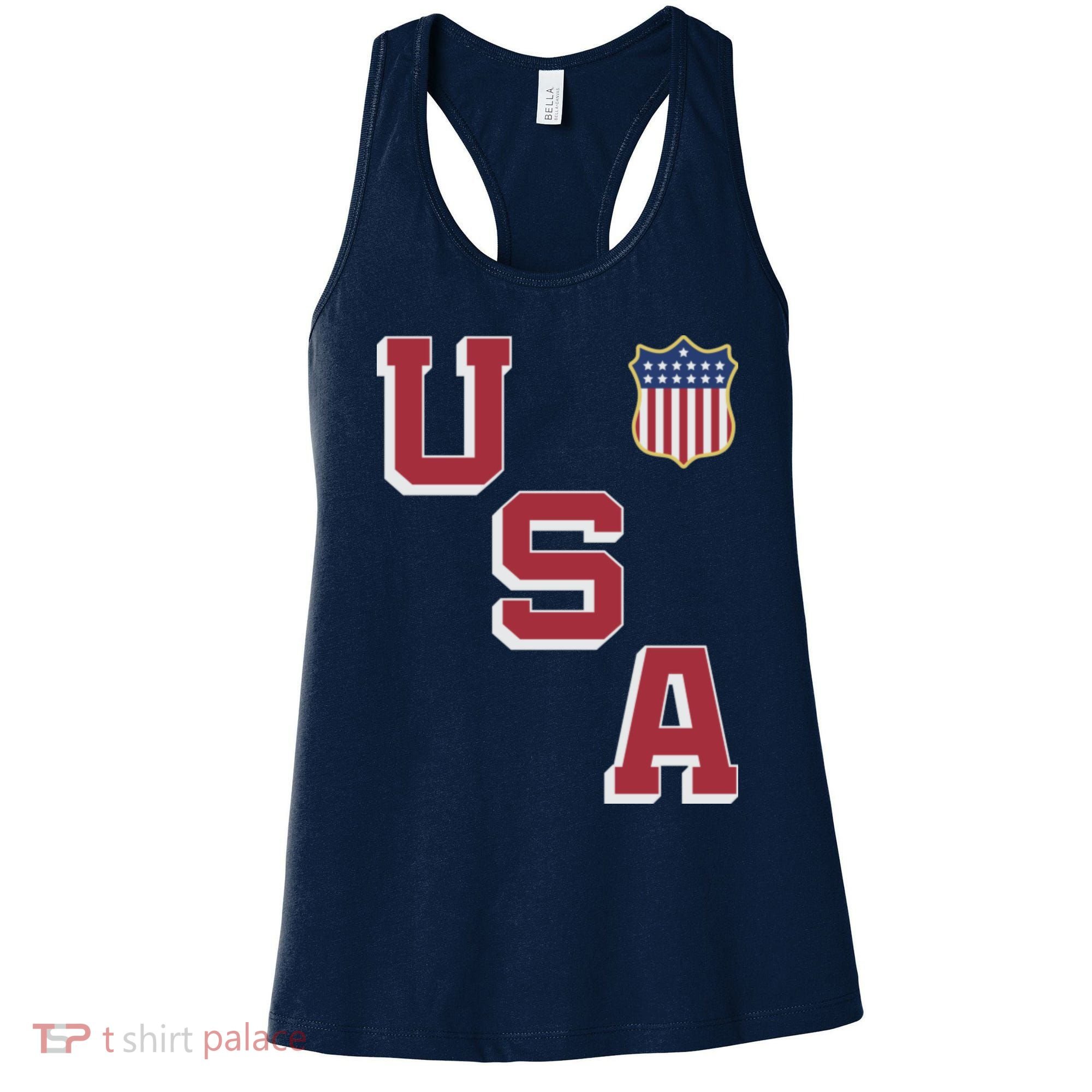 USA Soccer American Team Jersey Women's Tank Top