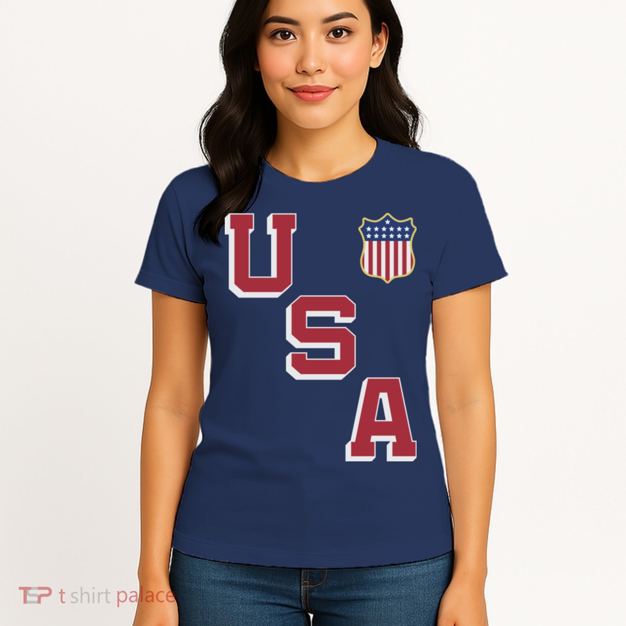 USA Soccer American Team Jersey Women's T-Shirt