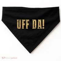 UFFDA Scandinavian American Exclamation Norwegian USA-Made Doggie Bandana thumb 0