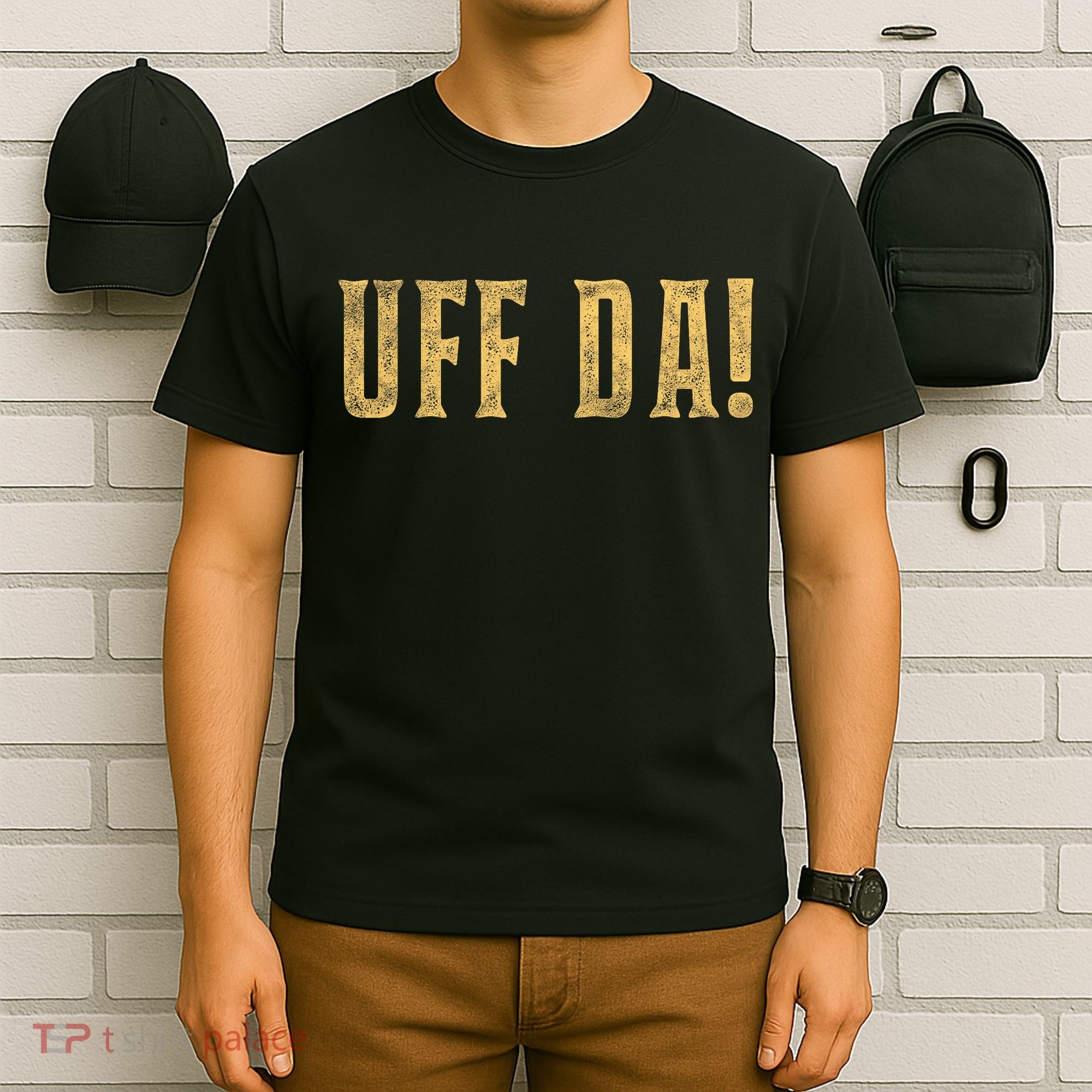 UFFDA Scandinavian American Exclamation Norwegian T-Shirt