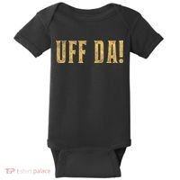 UFFDA Scandinavian American Exclamation Norwegian Baby Bodysuit thumb 0