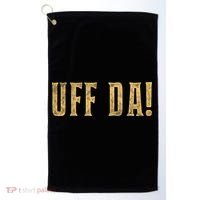 UFFDA Scandinavian American Exclamation Norwegian Golf Towel thumb 0