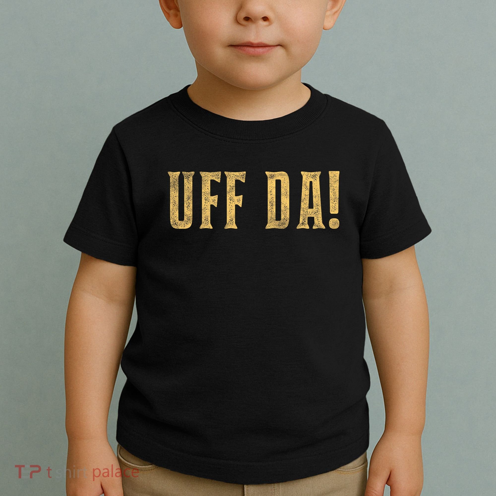 UFFDA Scandinavian American Exclamation Norwegian Toddler T-Shirt