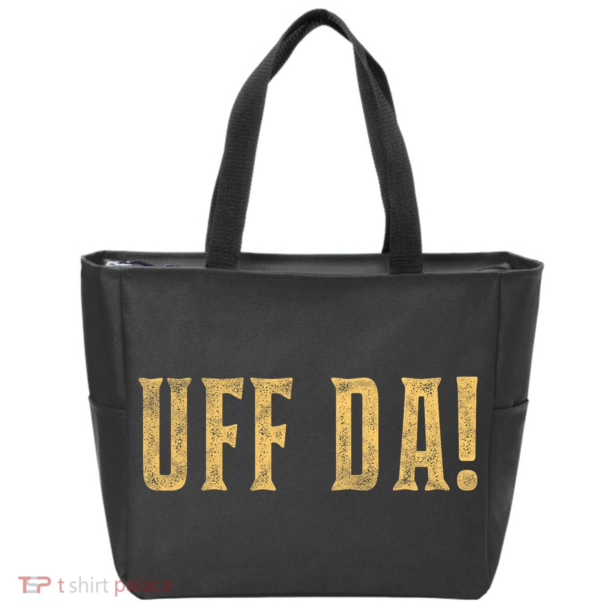 UFFDA Scandinavian American Exclamation Norwegian Tote Bag