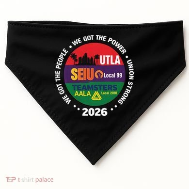 UTLA SEIU AALA Labor Movement USA-Made Doggie Bandana