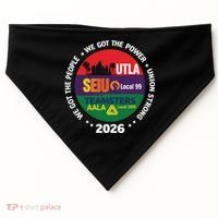 UTLA SEIU AALA Labor Movement USA-Made Doggie Bandana thumb 0