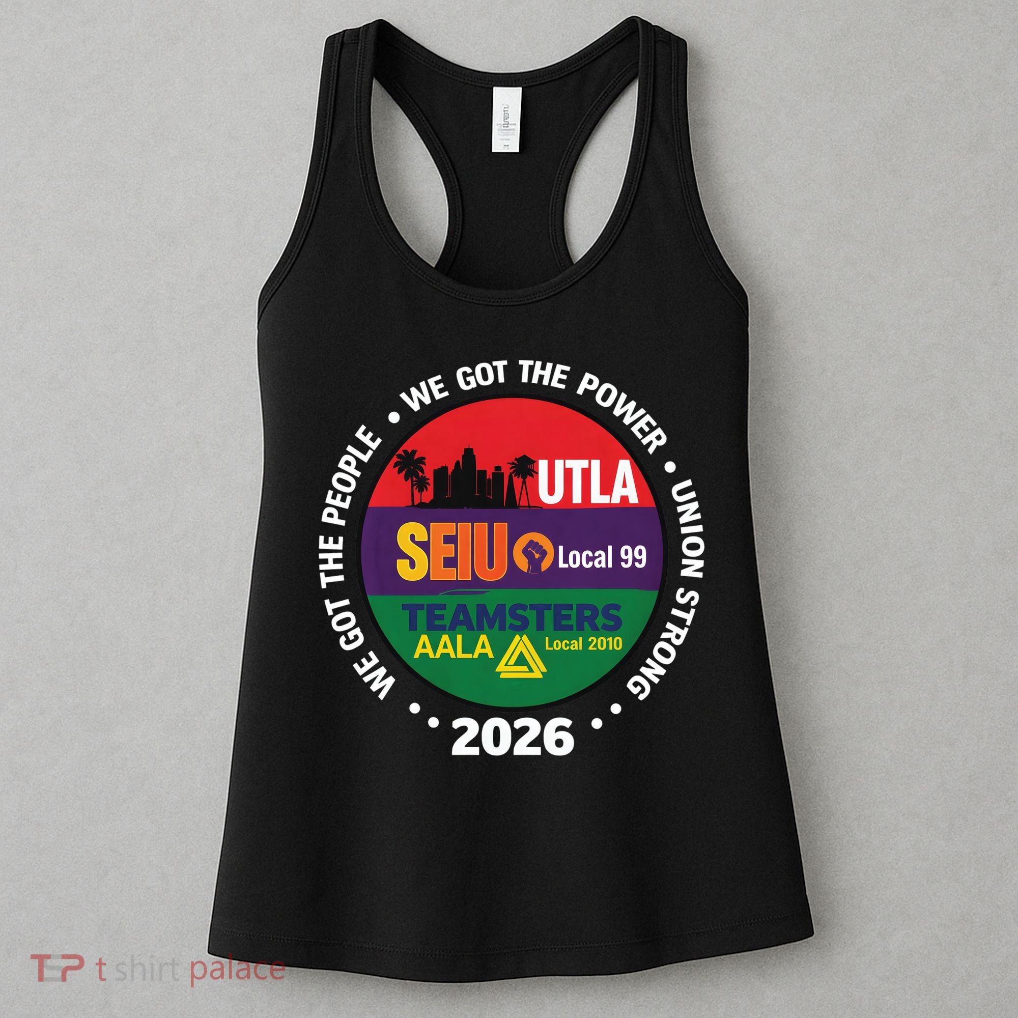 UTLA SEIU AALA Labor Movement Women's Tank Top