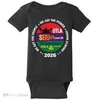 UTLA SEIU AALA Labor Movement Baby Bodysuit thumb 0