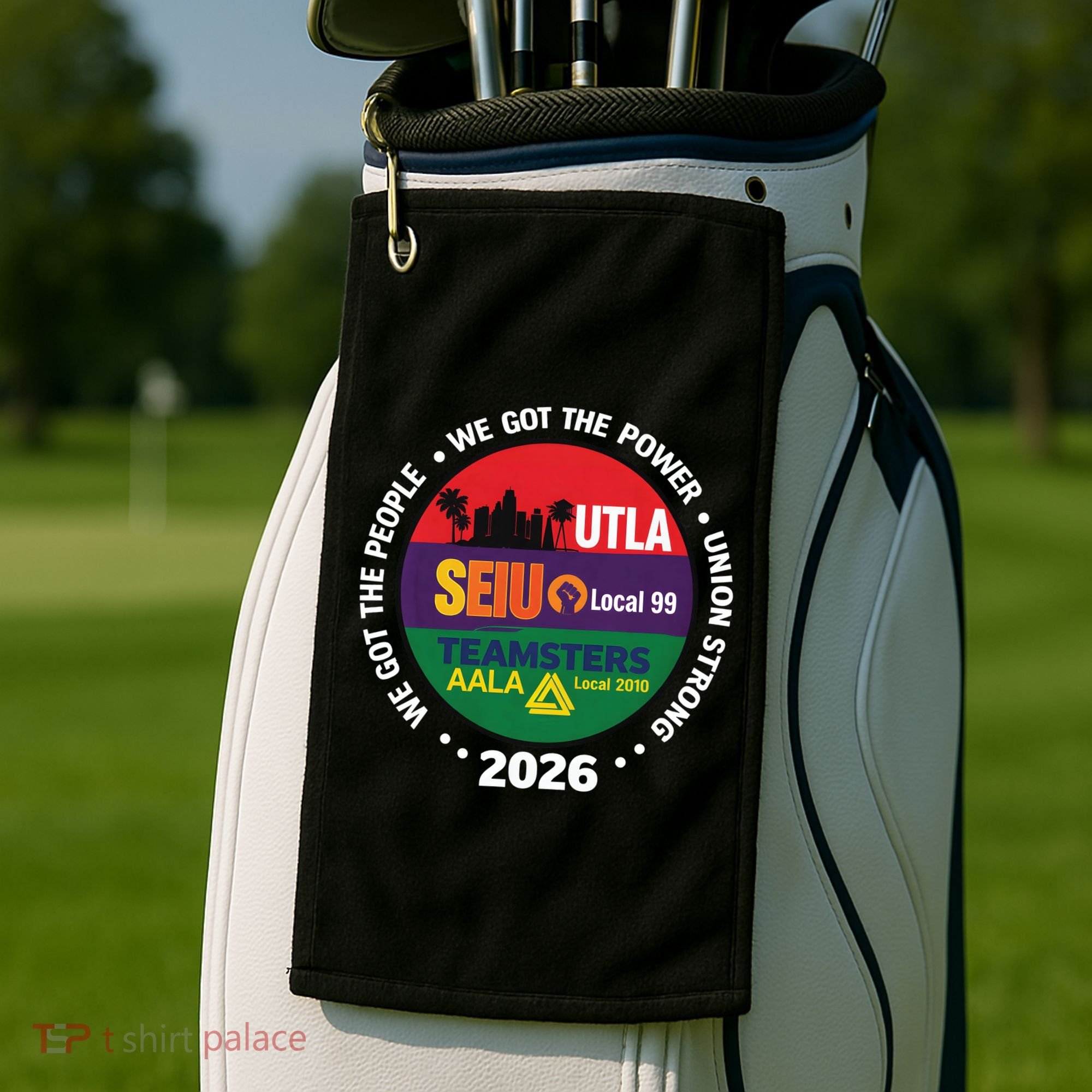 UTLA SEIU AALA Labor Movement Golf Towel