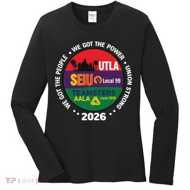 UTLA SEIU AALA Labor Movement Women's Long Sleeve Shirt