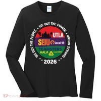 UTLA SEIU AALA Labor Movement Women's Long Sleeve Shirt thumb 0